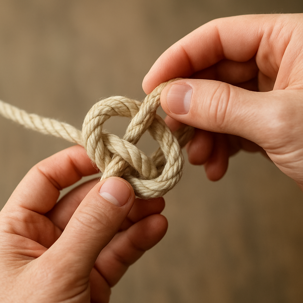 How to tie a knot